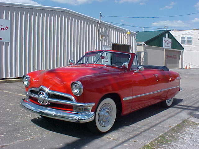1950 Red Ford Other Convertible