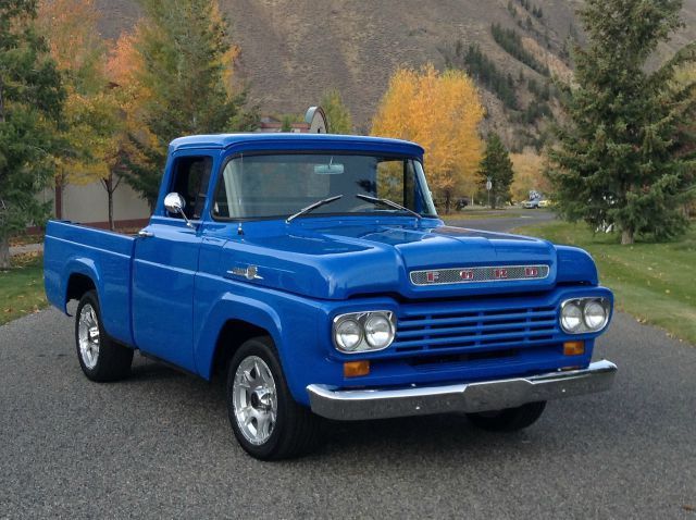 1959 Blue Ford F-100