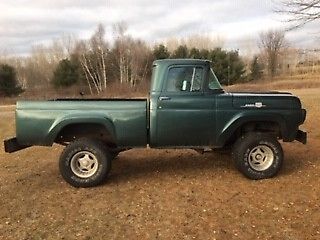 1959 Green Ford F-100 Cab & Chassis