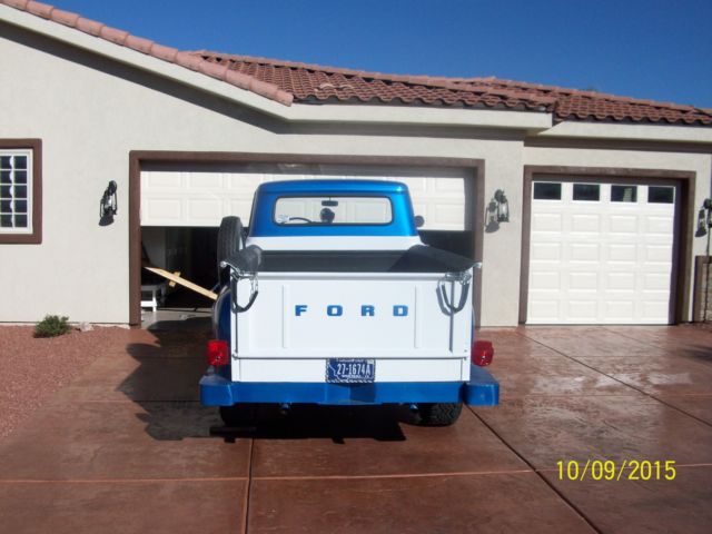 1959 BLUE & WHITE Ford F-100 Standard Cab Pickup