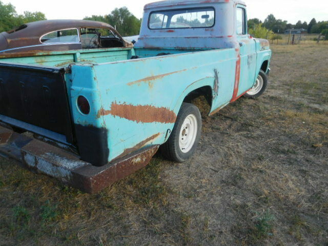 1959 Indian Turquoise/Torch red Ford F-100 Standard Cab Pickup