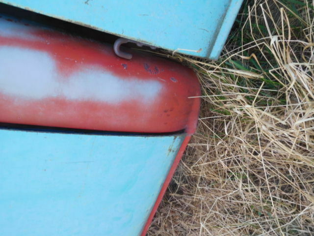 1959 Indian Turquoise/Torch red Ford F-100 Standard Cab Pickup