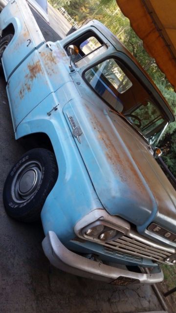 1959 Blue Ford F-100 Styleside