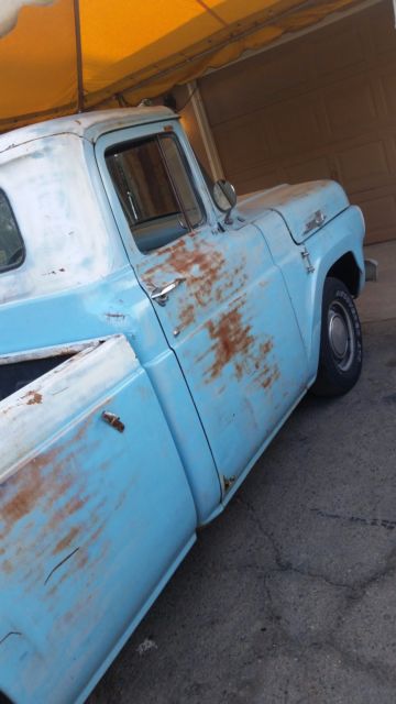 1959 Blue Ford F-100 Styleside