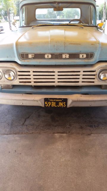 1959 Blue Ford F-100 Styleside