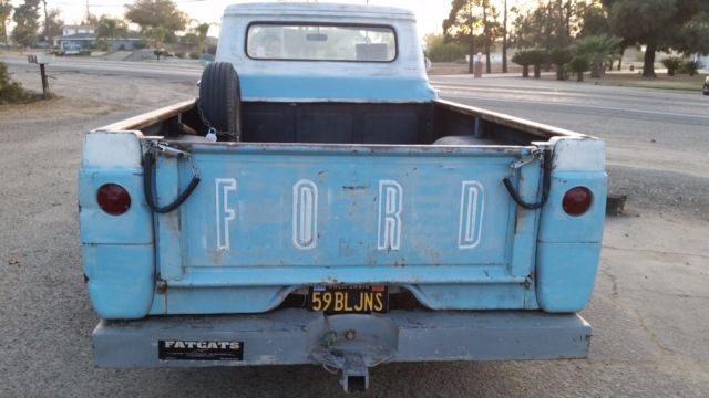 1959 Blue Ford F-100 Styleside