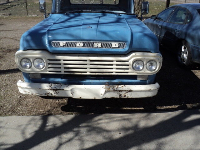 1959 Blue Ford 1/2 Ton Pickup truck
