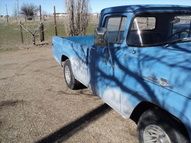 1959 Blue Ford 1/2 Ton Pickup truck