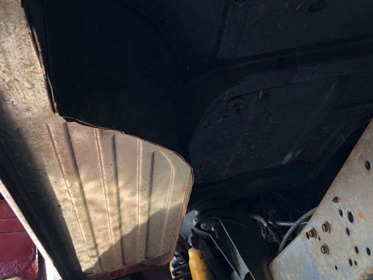 1959 Red Ford F-250 Standard Cab Pickup