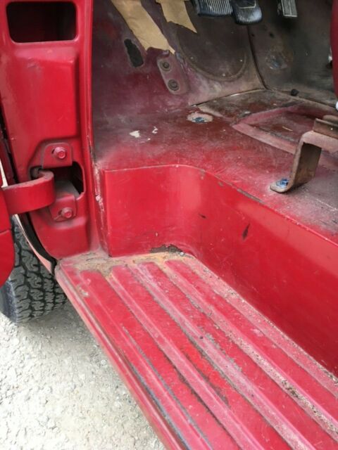 1959 Red Ford F-250 Standard Cab Pickup