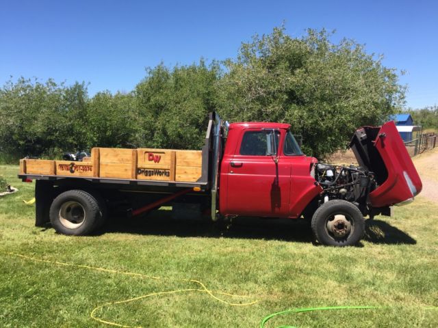 1959 Red Ford F-350 Standard Cab Pickup