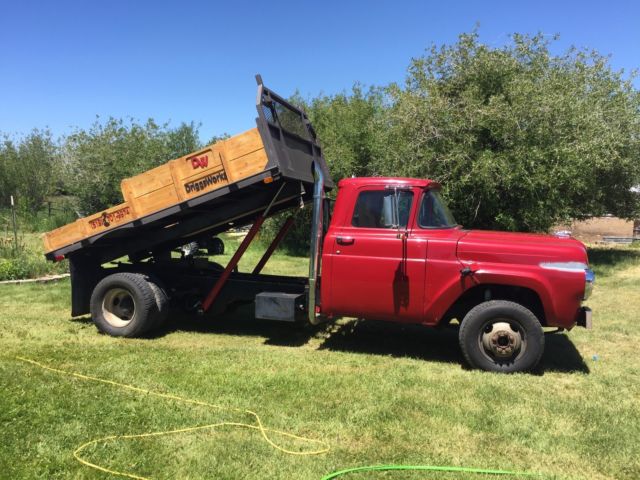 1959 Red Ford F-350 Standard Cab Pickup