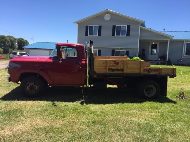 1959 Red Ford F-350 Standard Cab Pickup