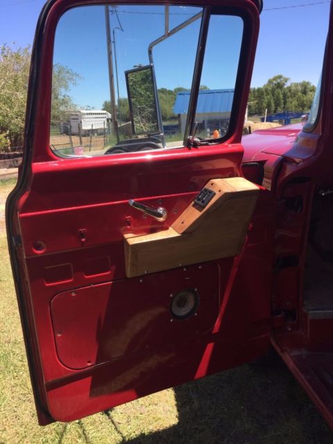 1959 Red Ford F-350 Standard Cab Pickup