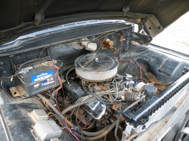 1959 Black Ford F-100 Extended Crew Cab Pickup