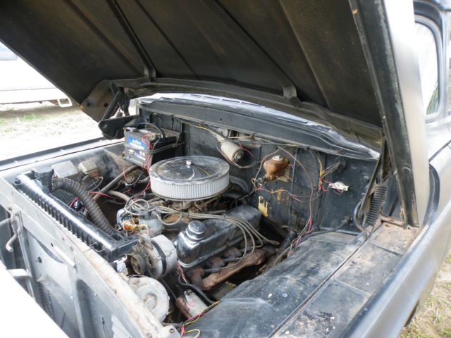 1959 Black Ford F-100 Extended Crew Cab Pickup
