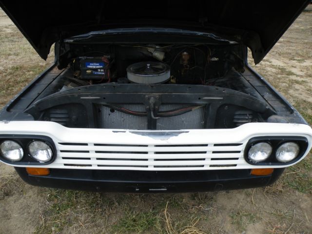 1959 Black Ford F-100 Extended Crew Cab Pickup