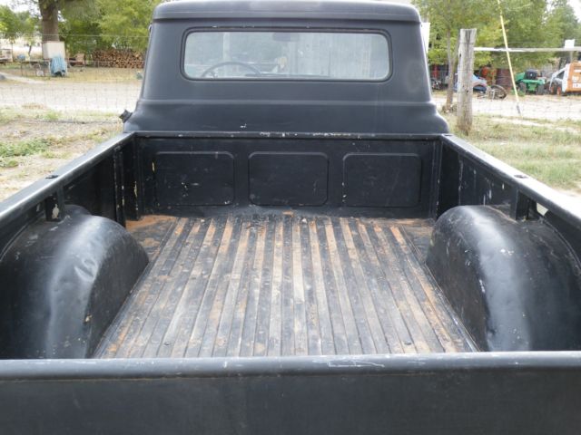 1959 Black Ford F-100 Extended Crew Cab Pickup