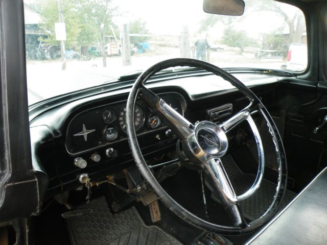 1959 Black Ford F-100 Extended Crew Cab Pickup