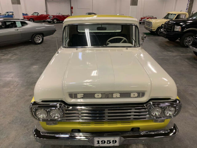 1959 Yellow Ford F-100