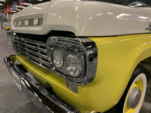 1959 Yellow Ford F-100