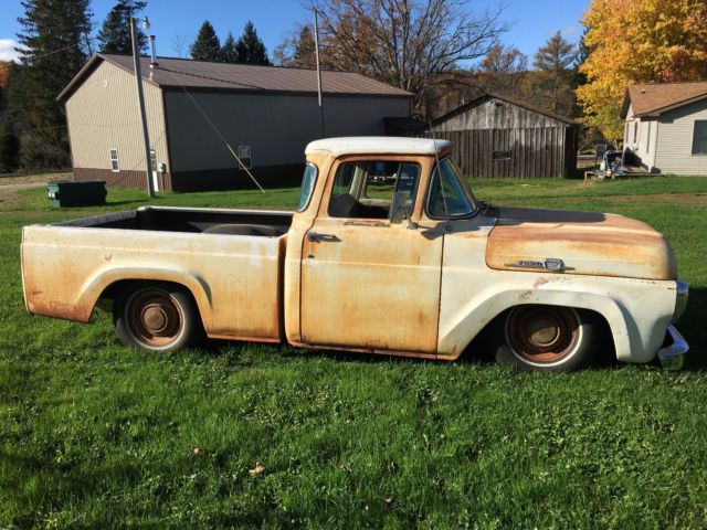 1959 White Ford F-100 Standard Cab Pickup