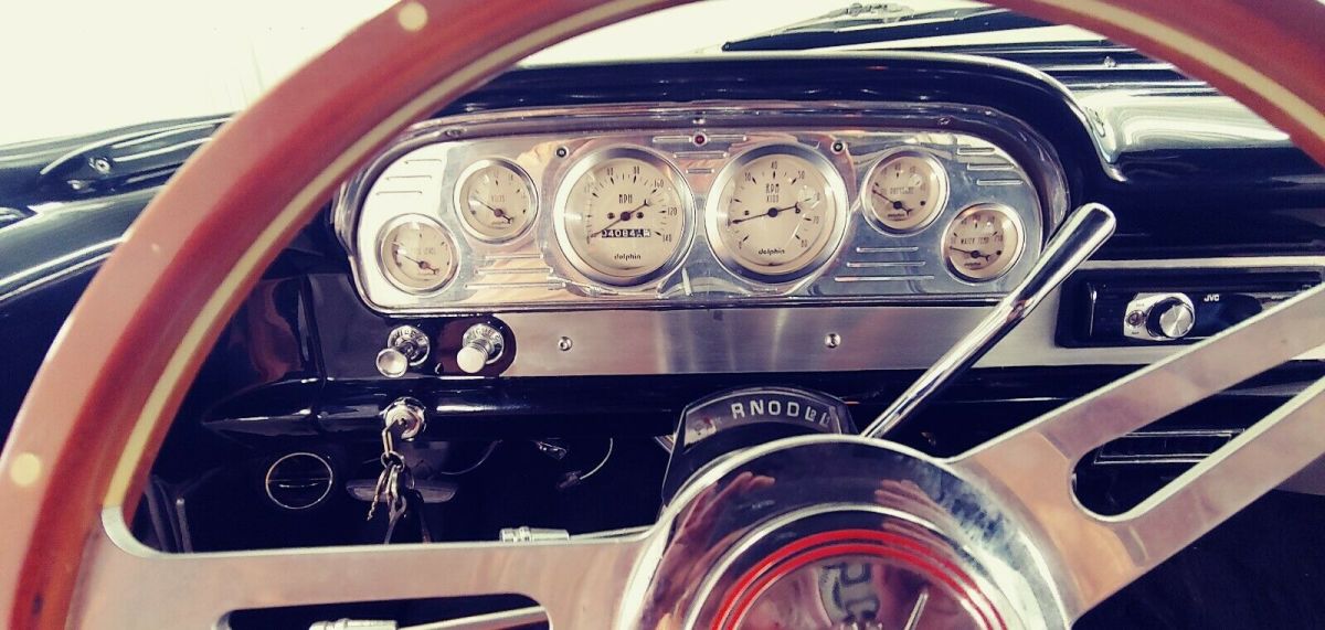 1959 Black Ford F-100 truck