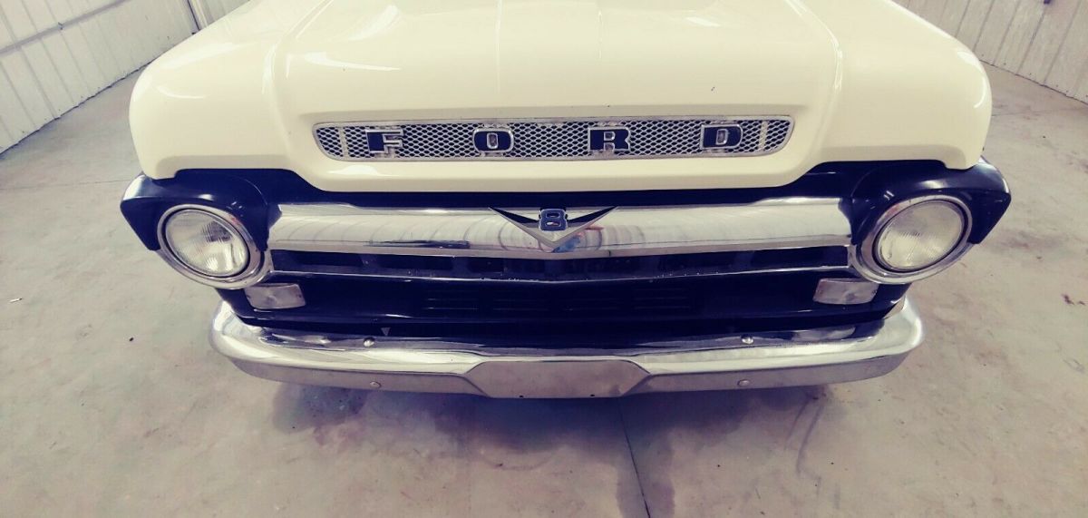 1959 Black Ford F-100 truck