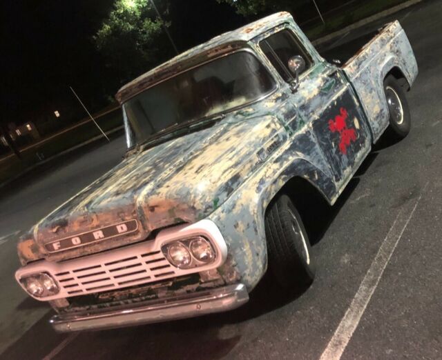 1959 Little bit of about 5 or so different colors Ford F-100 Standard Cab Pickup