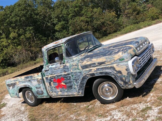 1959 Little bit of about 5 or so different colors Ford F-100 Standard Cab Pickup