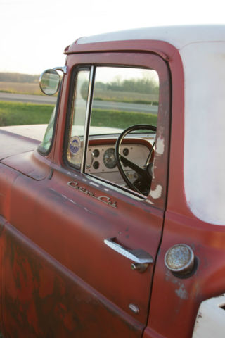 1959 Red Ford F-100 Standard Cab Pickup