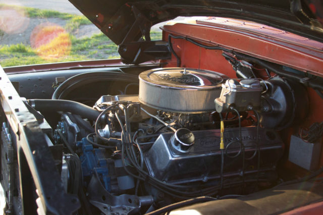 1959 Red Ford F-100 Standard Cab Pickup