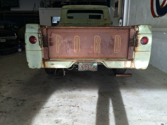 1959 Green Ford F-100 Standard Cab Pickup