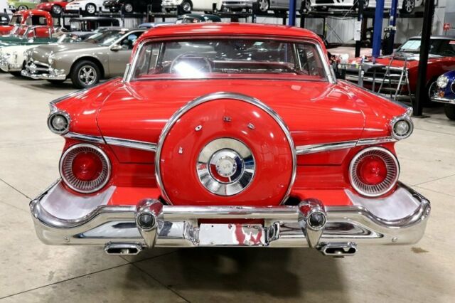 1959 Red Ford Galaxie Coupe