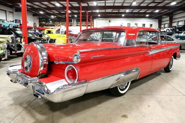1959 Red Ford Galaxie Coupe