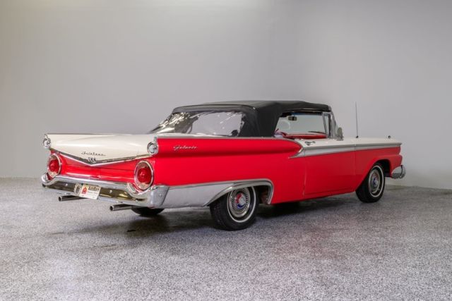 1959 Red Ford Galaxie Convertible