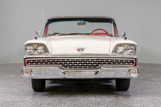 1959 Red Ford Galaxie Convertible