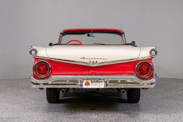 1959 Red Ford Galaxie Convertible