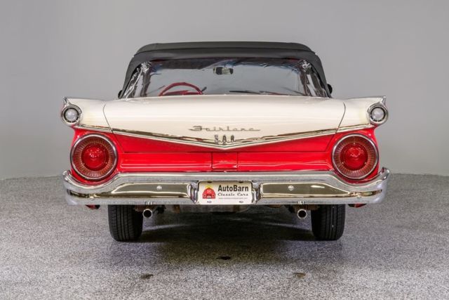 1959 Red Ford Galaxie Convertible