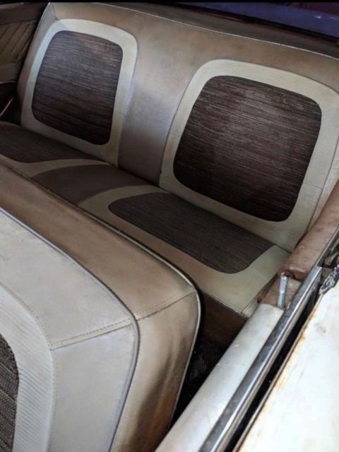 1959 White Ford Galaxie Coupe