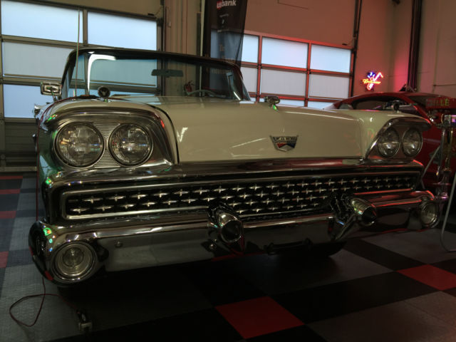 1959 Indian Turquoise & White Ford Galaxie Convertible