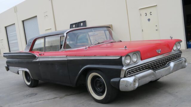 1959 Red Ford Galaxie 2 DOOR