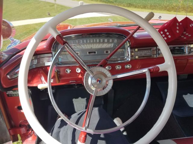 1959 Red Ford Galaxie Convertible