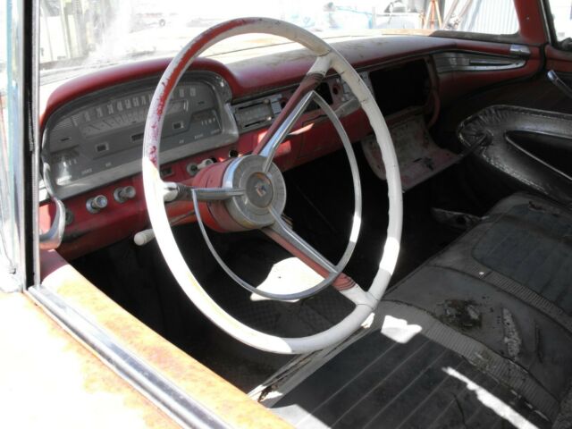 1959 Red Ford Galaxie Convertible