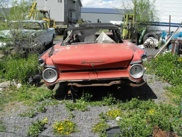 1959 Red Ford Galaxie Convertible