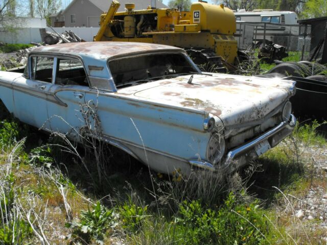 1959 Red Ford Galaxie Convertible