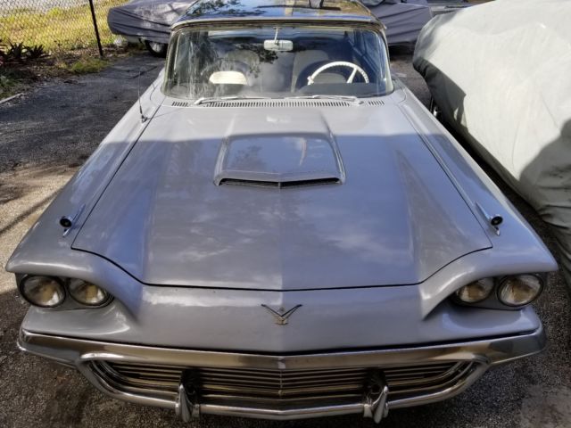 1959 Silver Ford Thunderbird Coupe