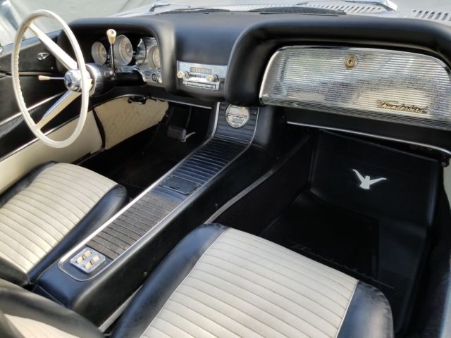 1959 Silver Ford Thunderbird Coupe