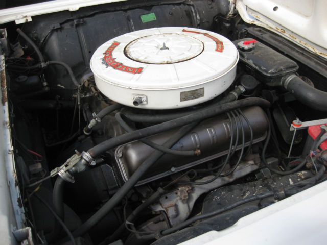 1959 White Ford Thunderbird Coupe