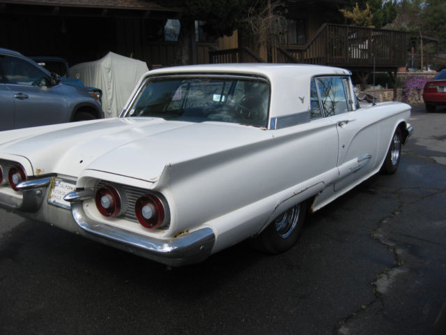 1959 White Ford Thunderbird Coupe